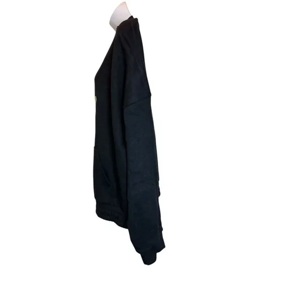 Tek Gear Ultrasoft Fleece Long Sleeve Womens Active Wear 2XL Full Zip Black - Picture 3 of 5